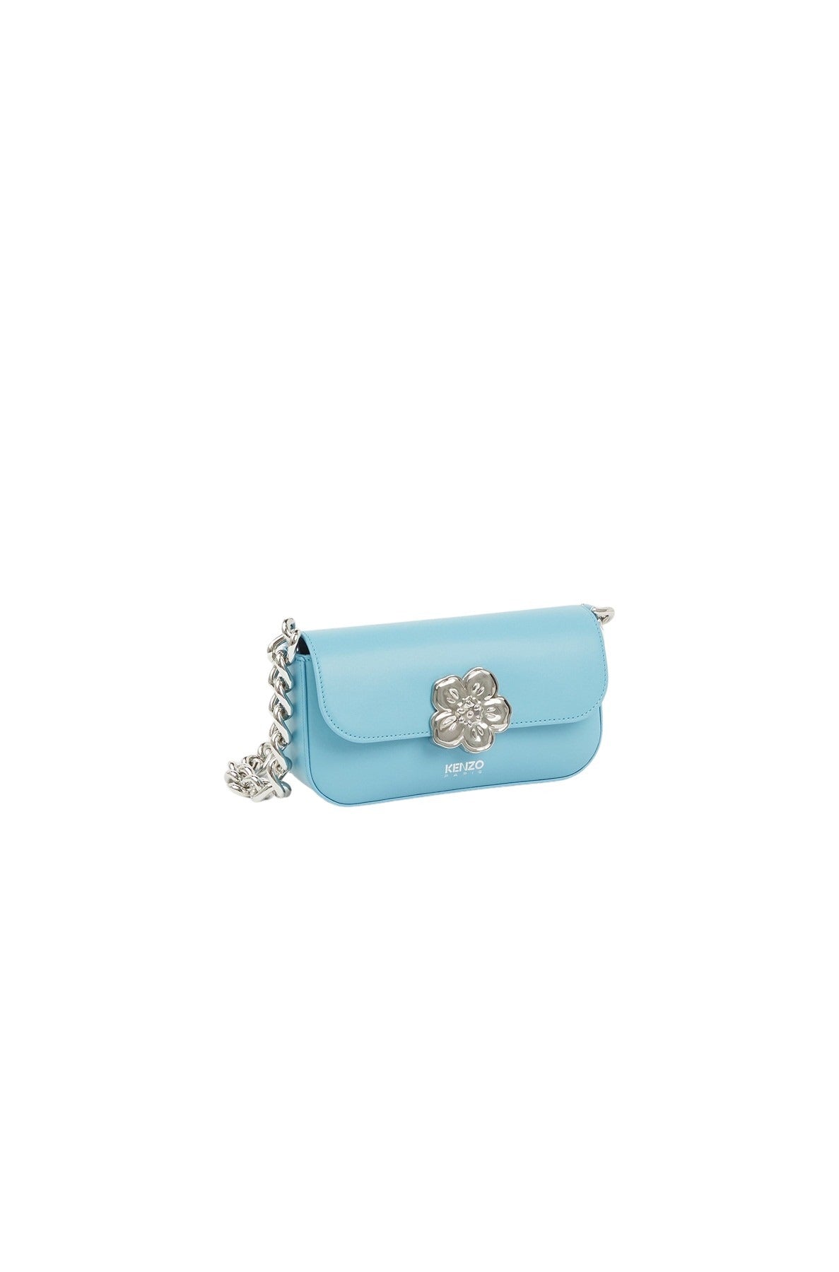 Sac 'Kenzo Boke' en cuir - Cyan