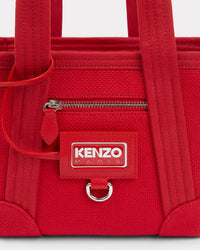 Mini cabas à bandoulière "Kenzo Tag" - Cherry