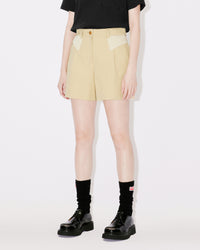 Short taille haute "Kenzo Paris" - Camel