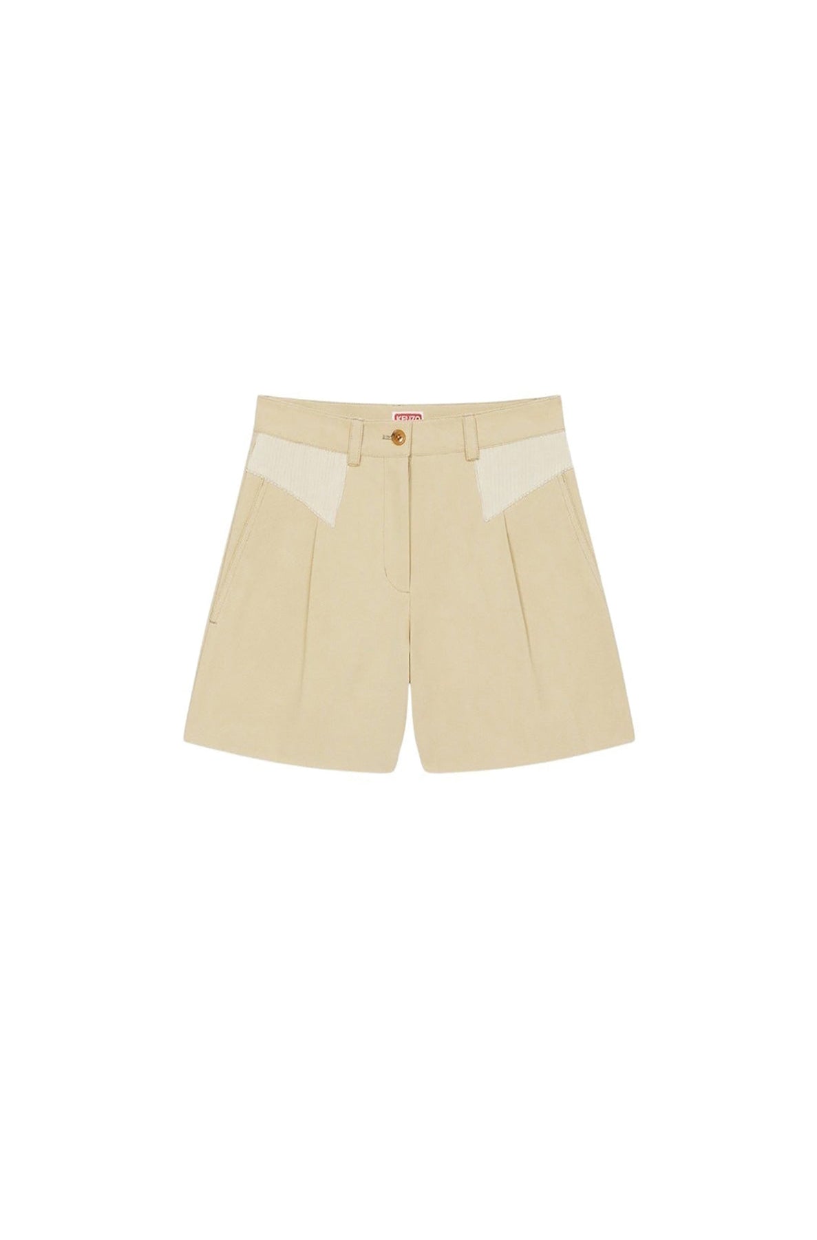 Short taille haute "Kenzo Paris" - Camel