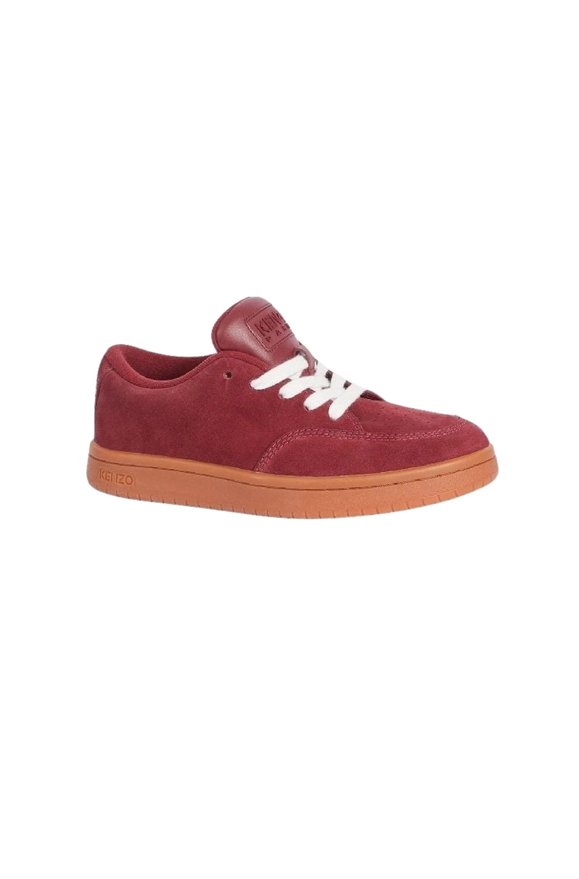 Kenzo-Dome leather trainers - Bordeaux