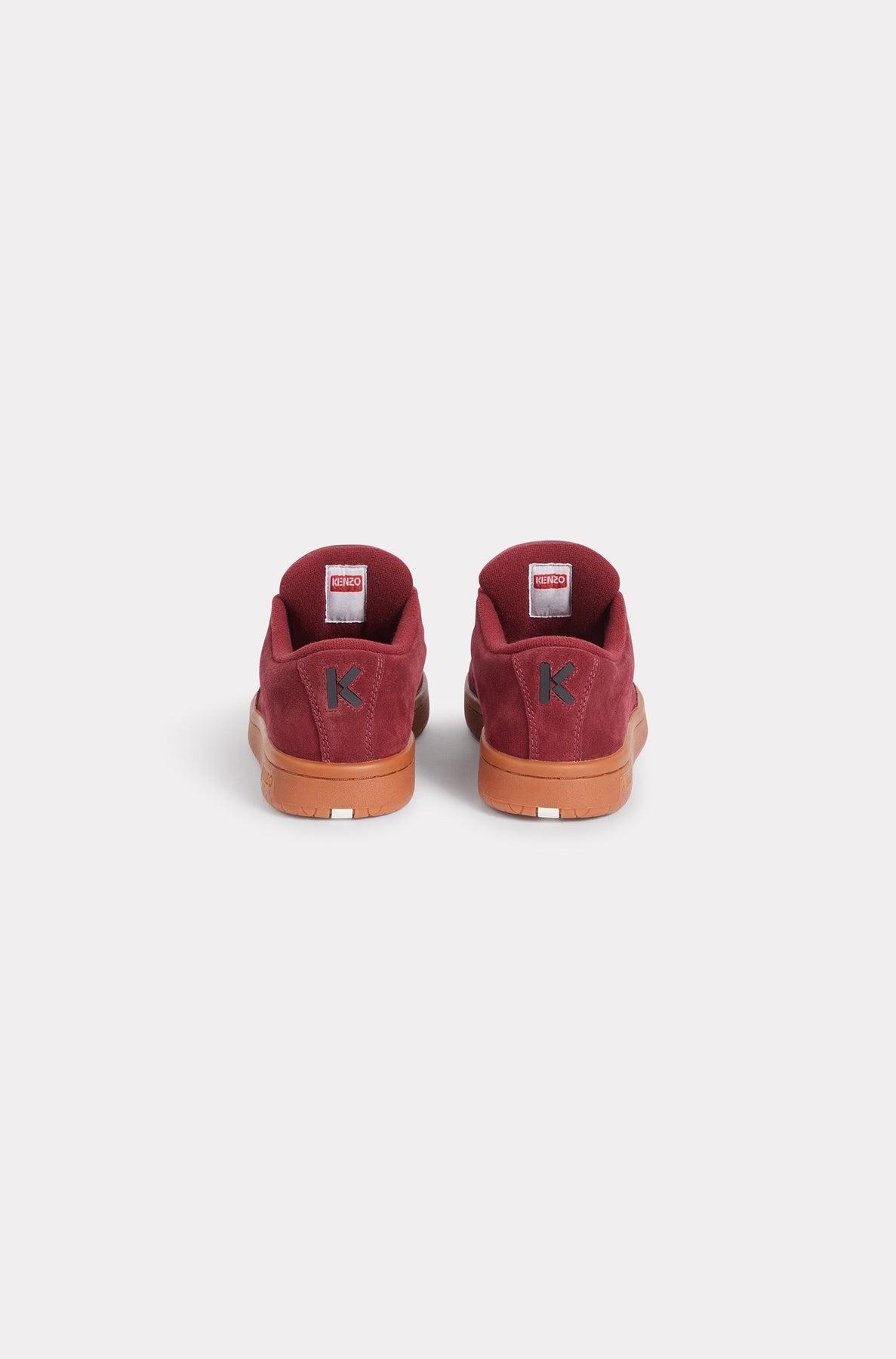 Kenzo-Dome leather trainers - Bordeaux
