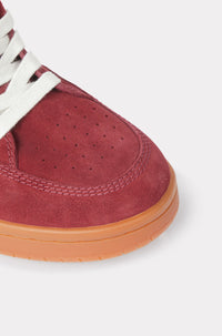 Kenzo-Dome leather trainers - Bordeaux