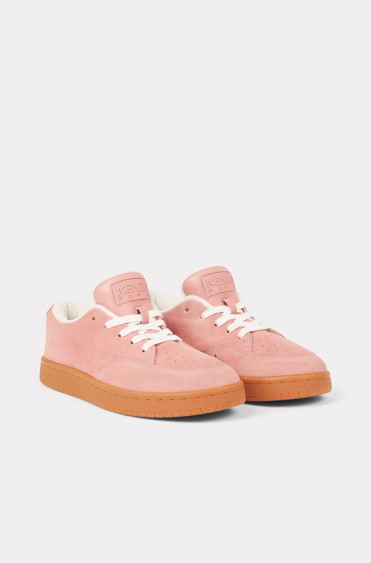 Kenzo-Dome leather trainers - Dark pink