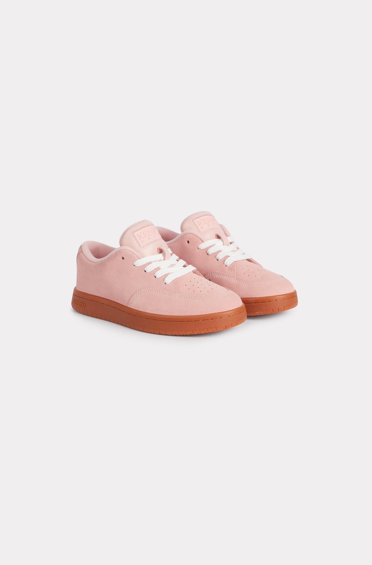 Kenzo-Dome leather trainers - Faded Pink