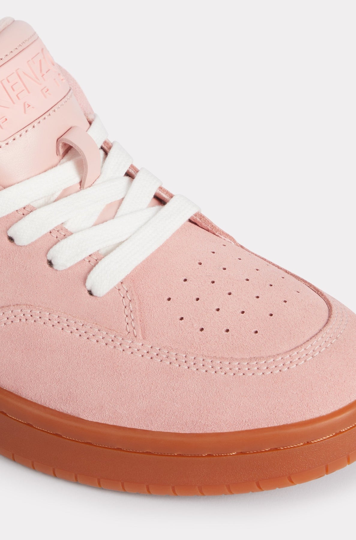 Kenzo-Dome leather trainers - Faded Pink