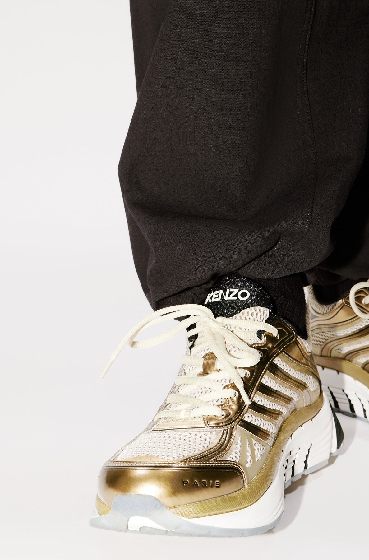 Kenzo-Pace Sneakers - Gold