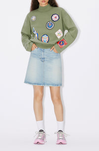 Sweatshirt "Kenzo Travel" - Sage Green