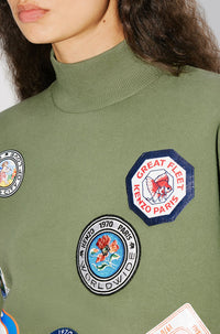 Sweatshirt "Kenzo Travel" - Sage Green