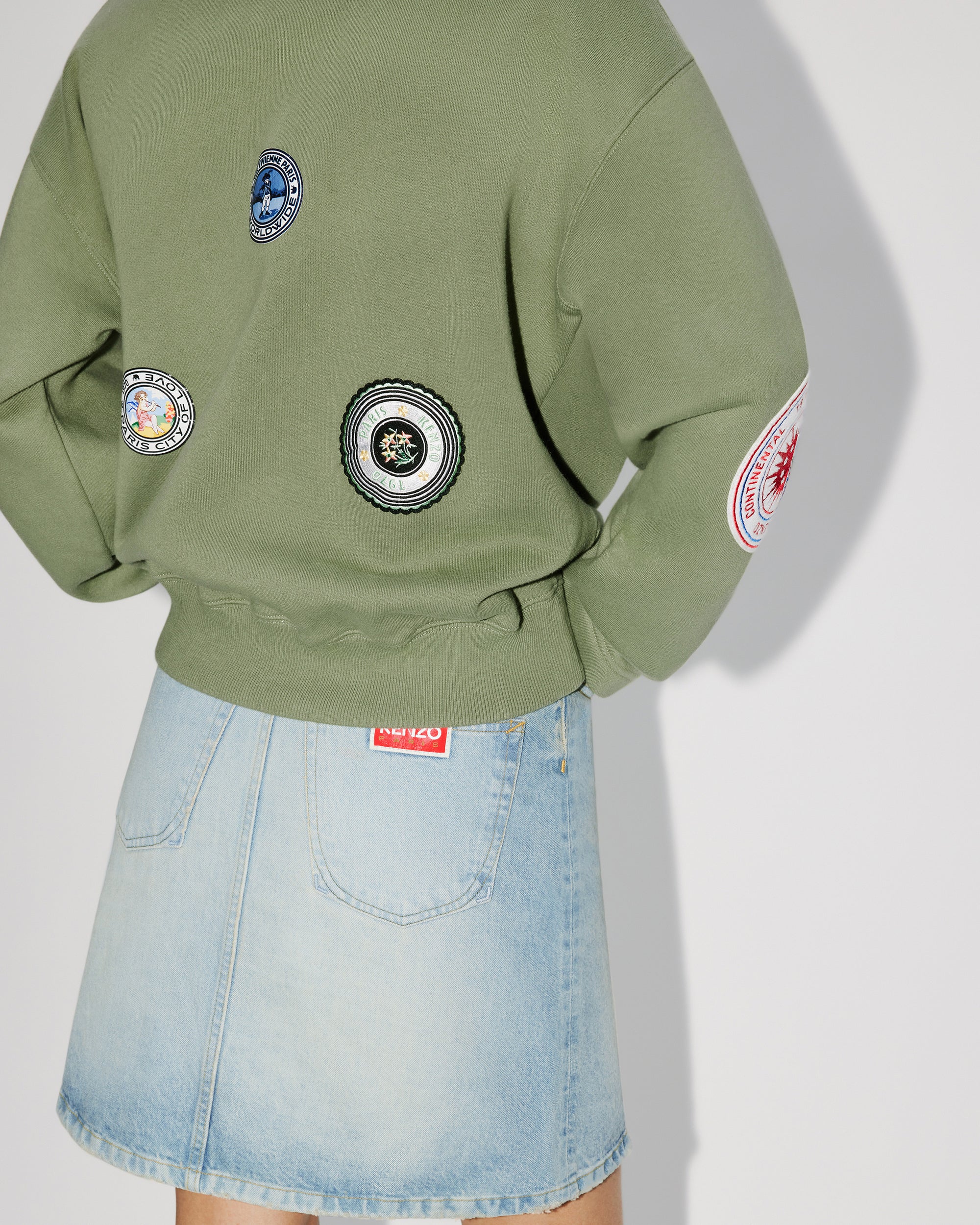 Sweatshirt "Kenzo Travel" - Sage Green