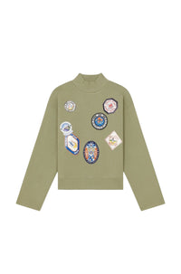 Sweatshirt "Kenzo Travel" - Sage Green