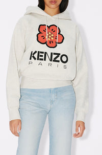 Boke Flower hoodie - Pale Grey
