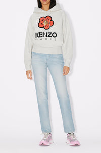 Boke Flower hoodie - Pale Grey