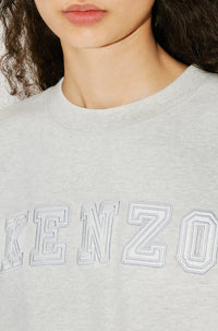 Kenzo Academy' embroidered sweatshirt - Pale Grey