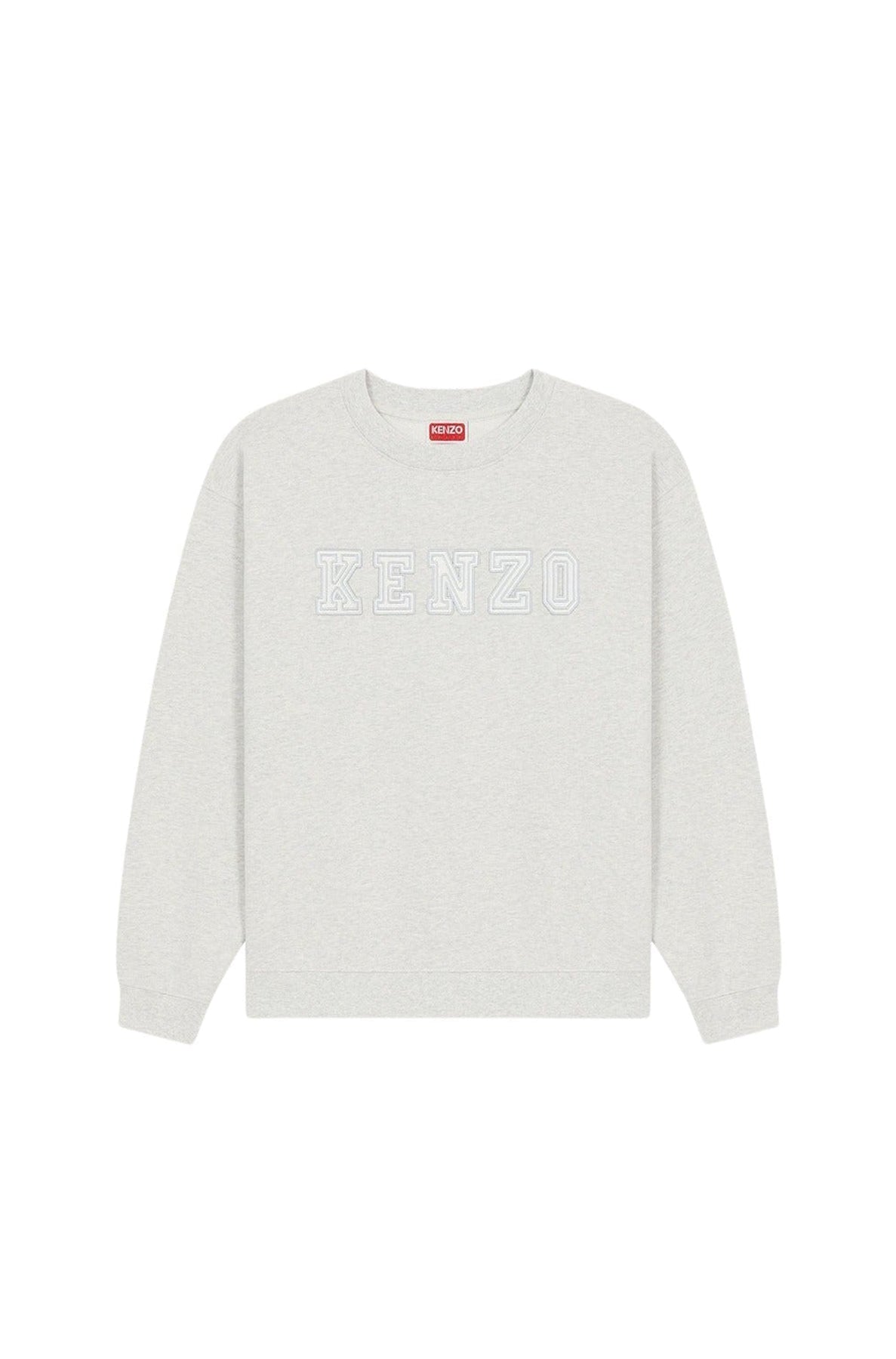 Kenzo Academy' embroidered sweatshirt - Pale Grey