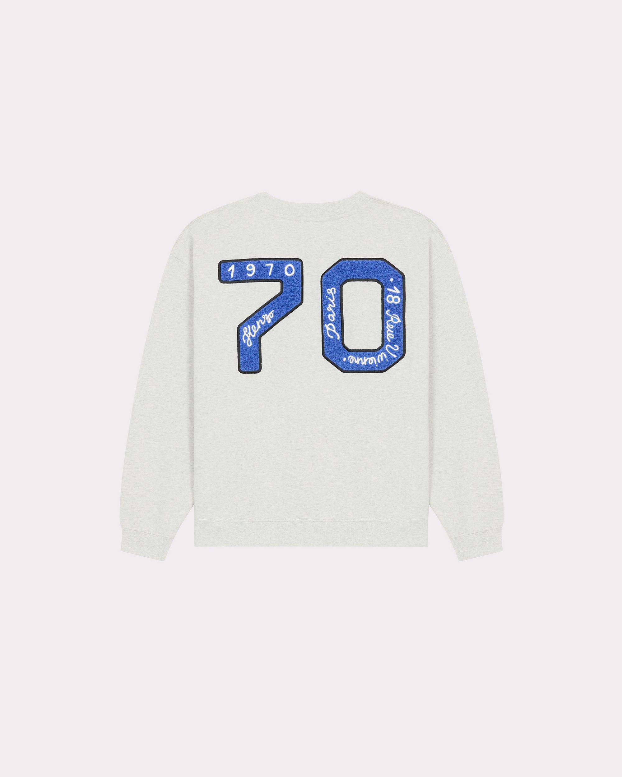 Kenzo Academy' embroidered sweatshirt - Pale Grey
