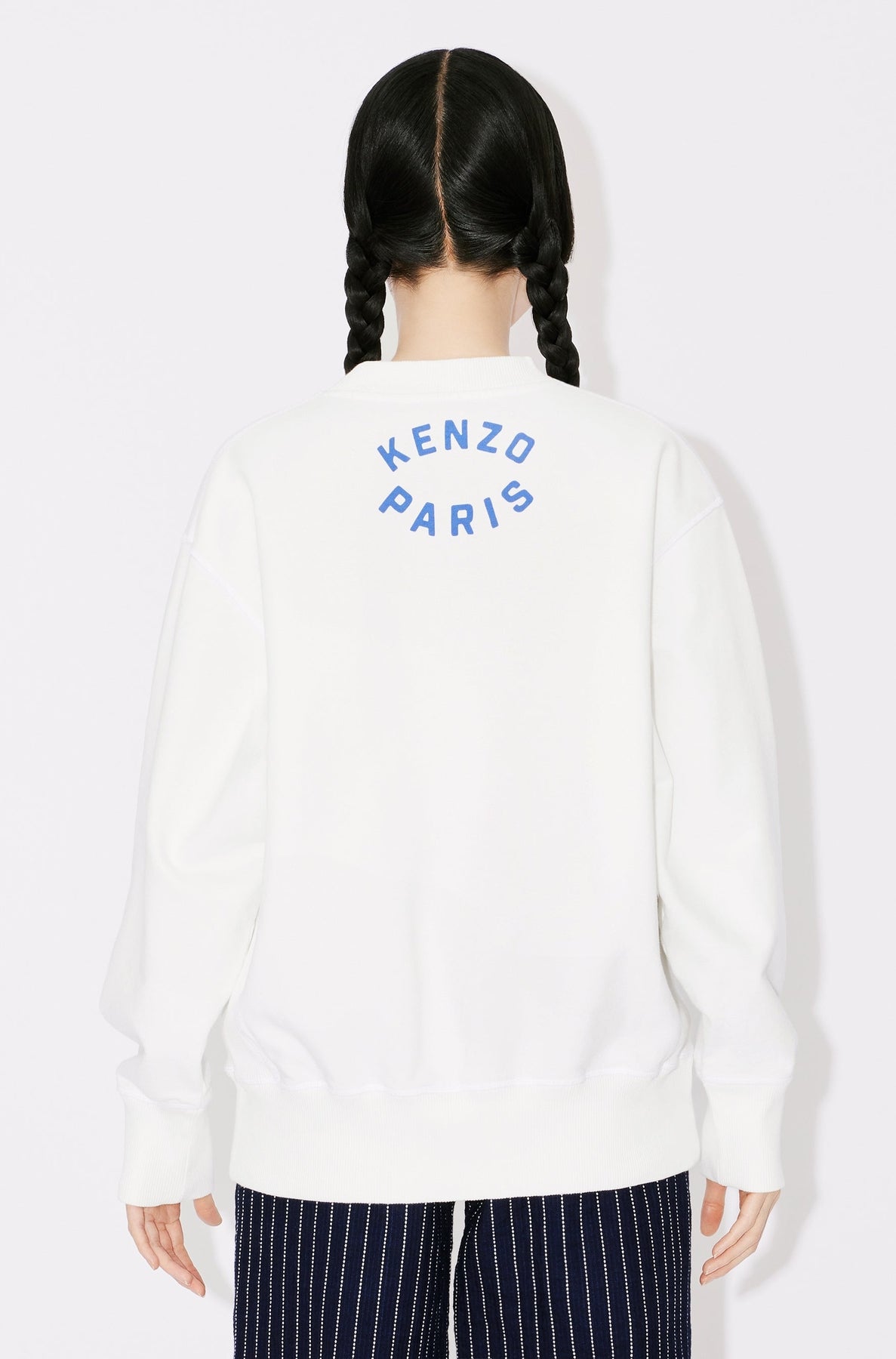 Oversized sweatshirt Kenzo Target - Off White