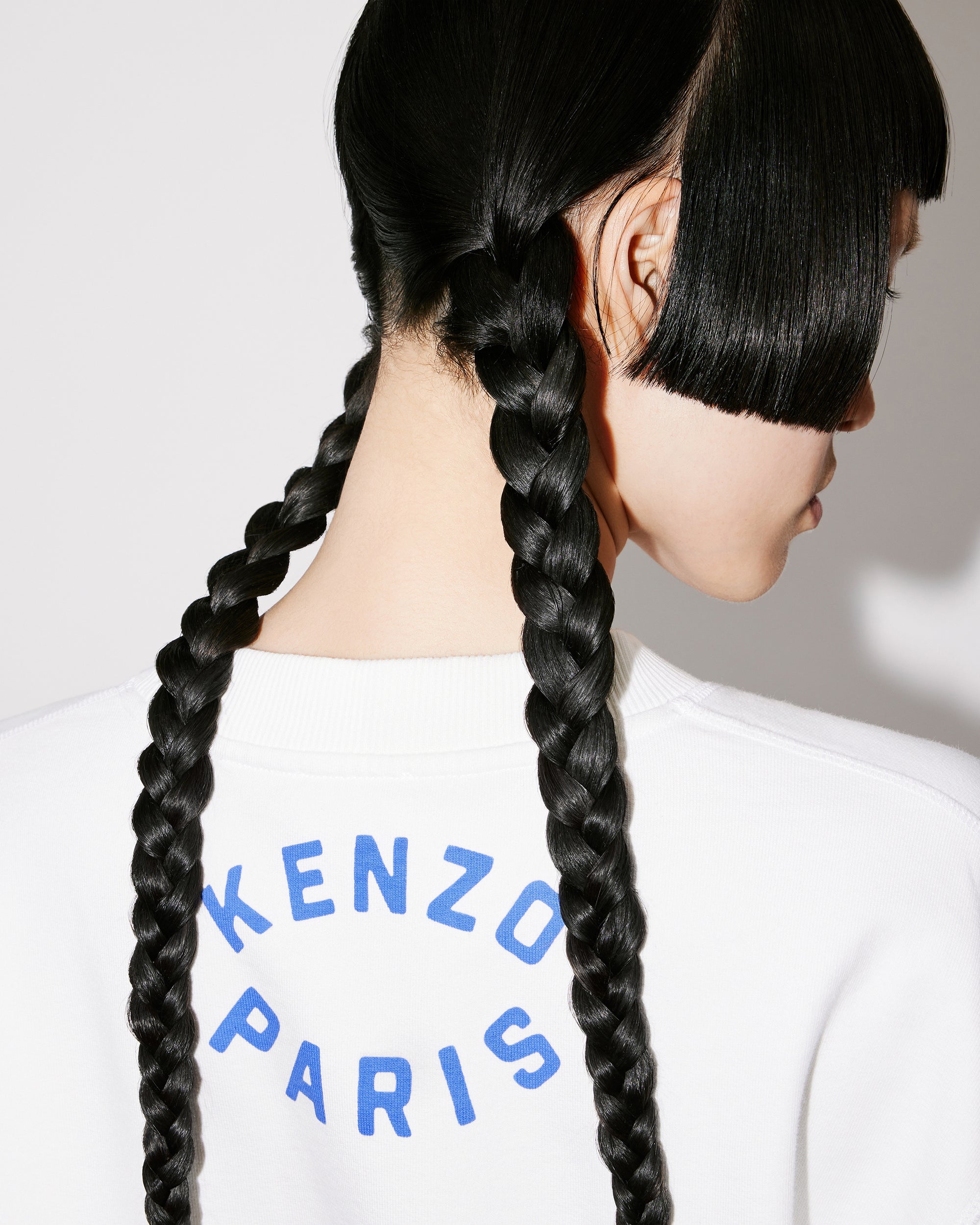 Sweatshirt oversize "Kenzo Target" - Off White