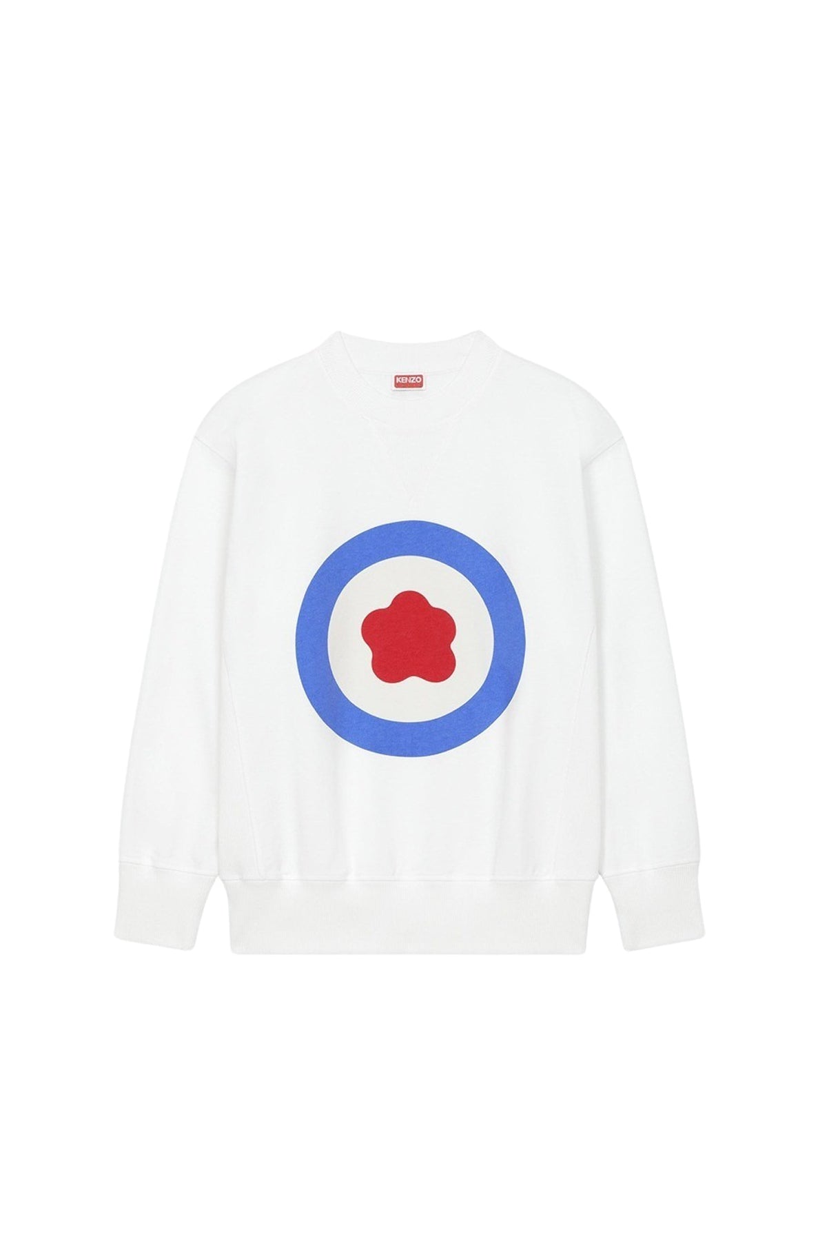 Sweatshirt oversize "Kenzo Target" - Off White