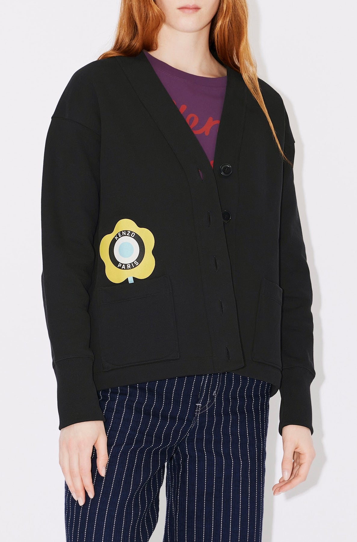 Cardigan "Kenzo Target" - Black
