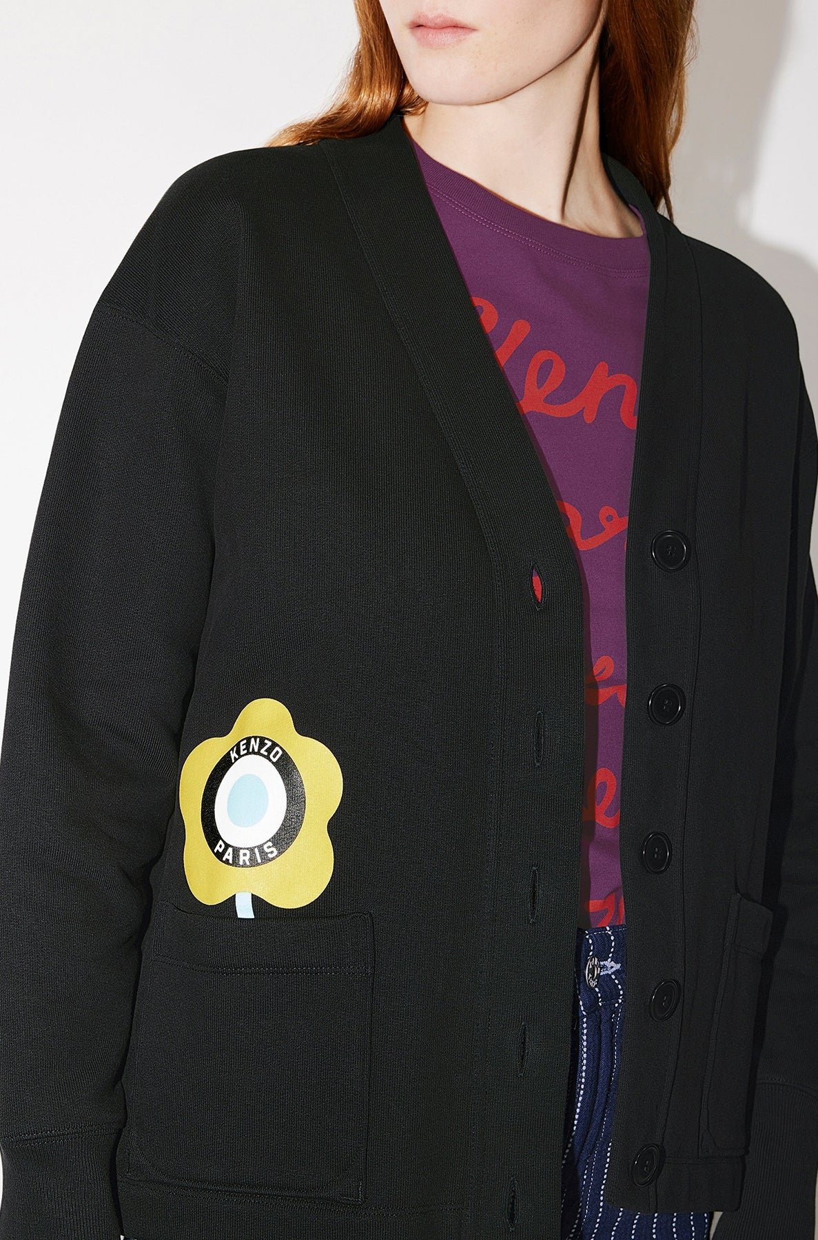 Cardigan "Kenzo Target" - Black