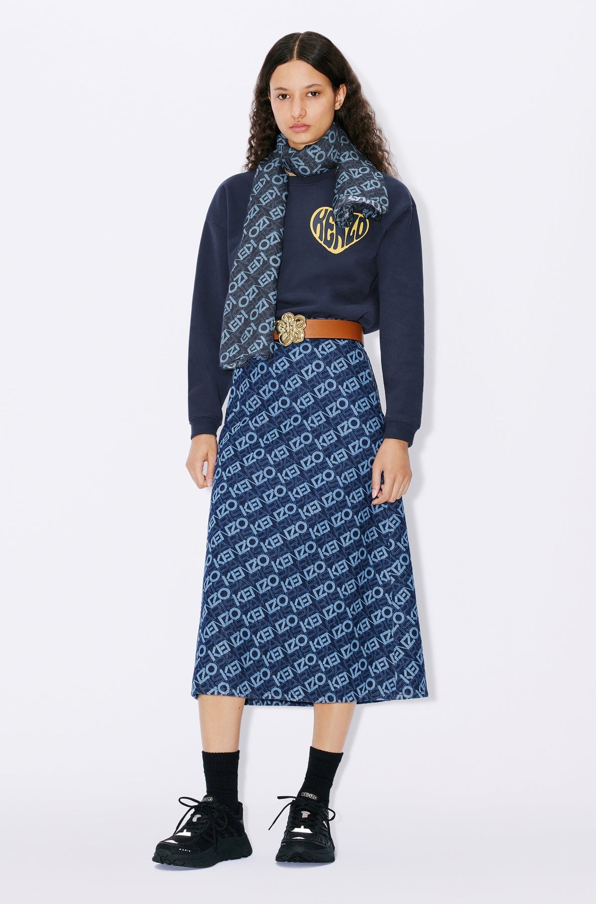Kenzo Heart Sweatshirt - Midnight Blue