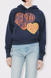 Sweatshirt à capuche "Kenzo Heart" - Midnight Blue