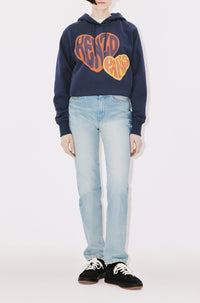 Sweatshirt à capuche "Kenzo Heart" - Midnight Blue