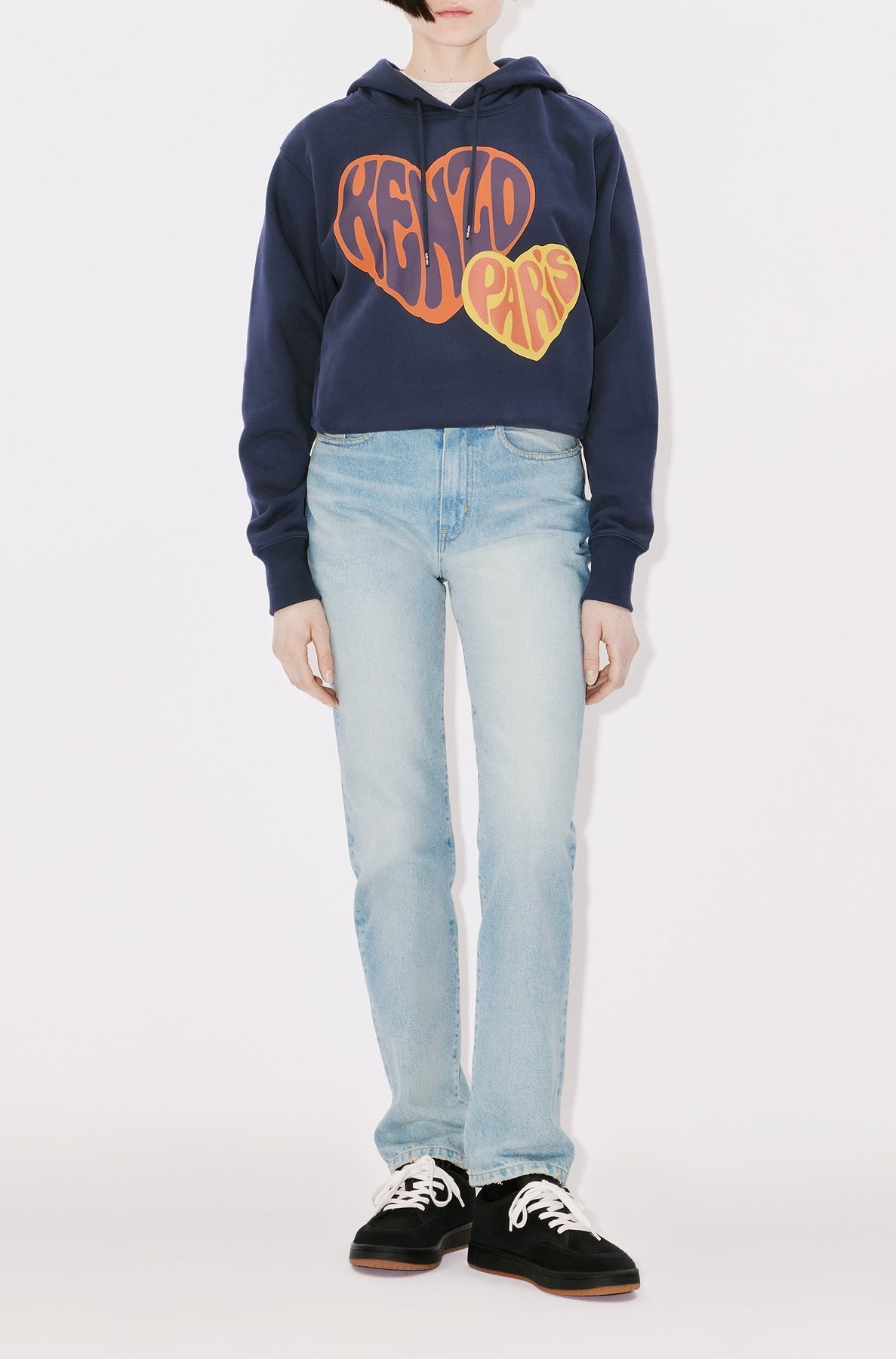 Sweatshirt à capuche "Kenzo Heart" - Midnight Blue