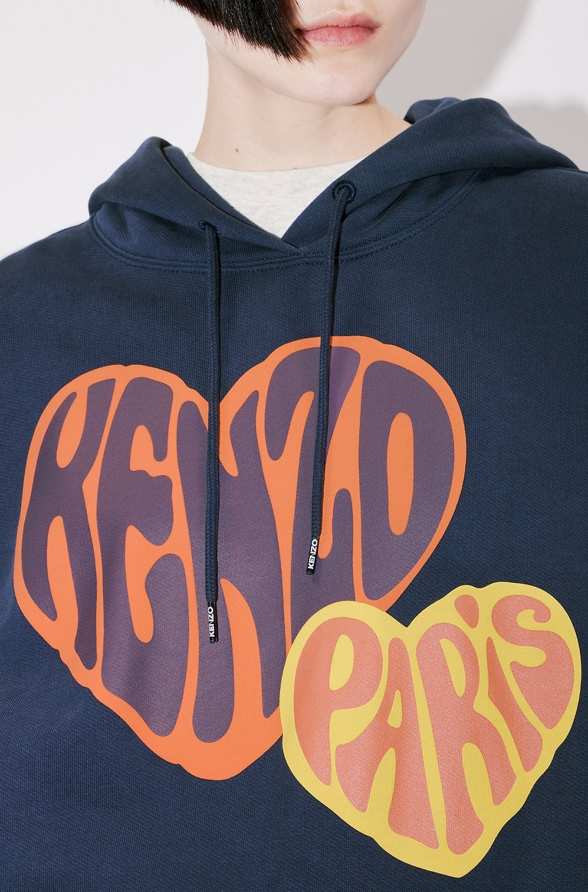 Sweatshirt à capuche "Kenzo Heart" - Midnight Blue