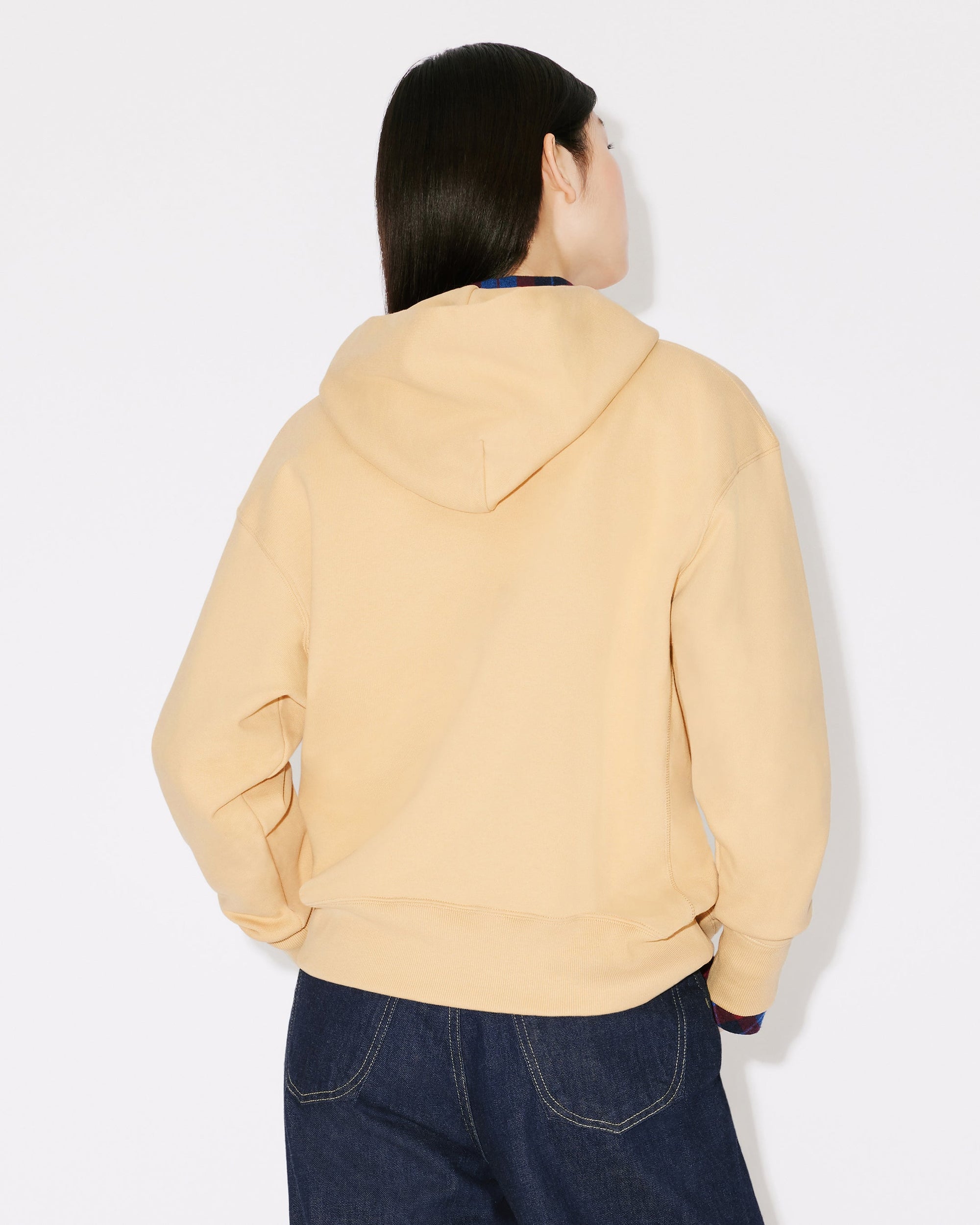 Sweatshirt à capuche oversize "Kenzo Tiger Academy" - Camel