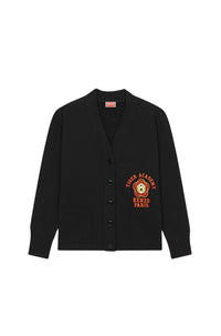 Kenzo Tiger Academy" wool cardigan - Black