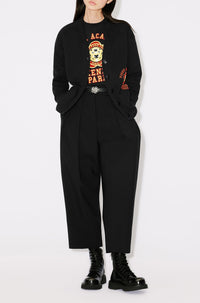 Kenzo Tiger Academy" wool cardigan - Black