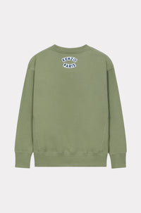 Oversized sweatshirt Kenzo Tiger Patch - Sage Green