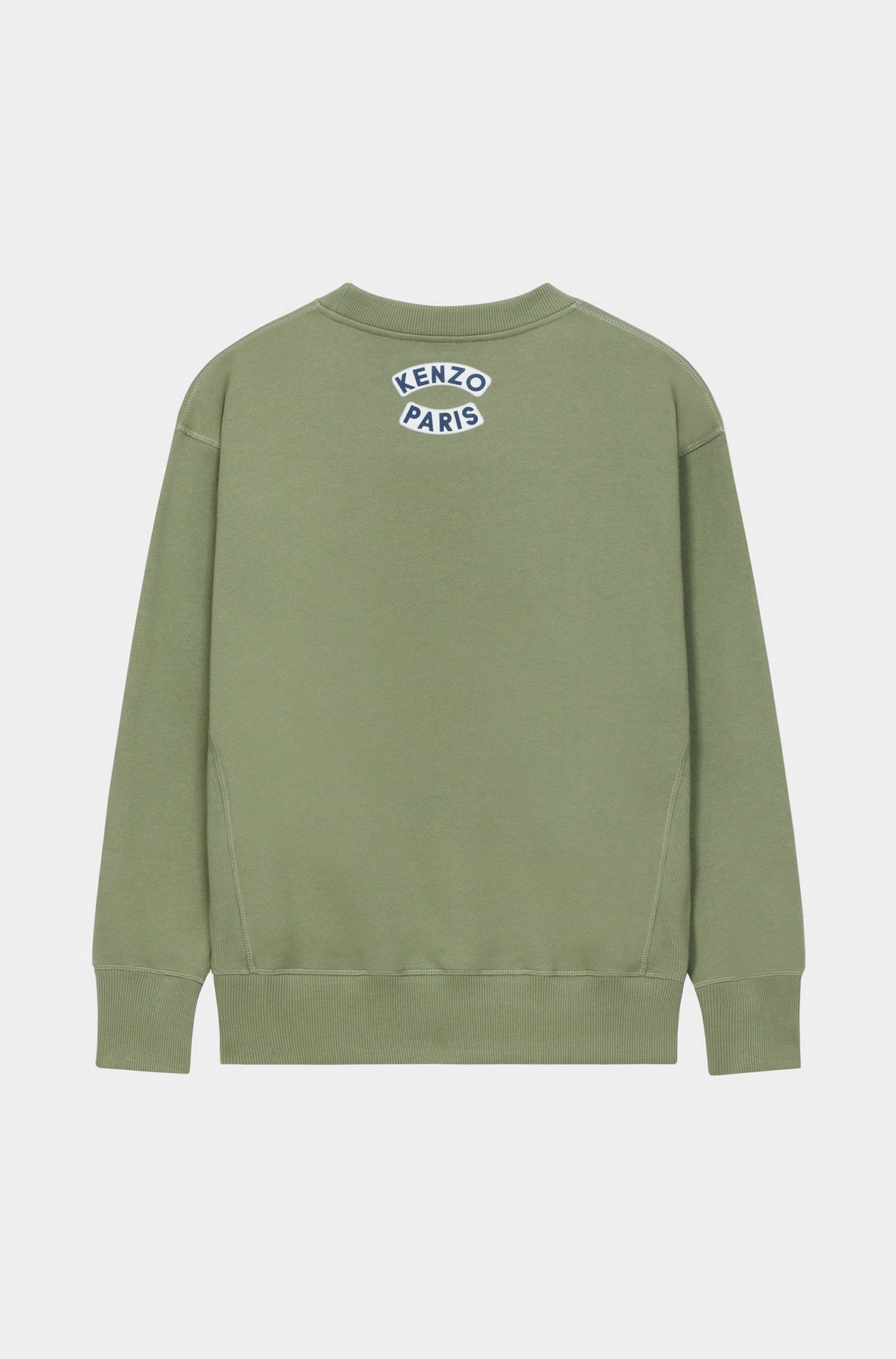 Oversized sweatshirt Kenzo Tiger Patch - Sage Green