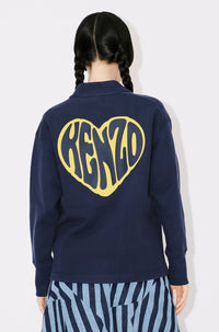 Sweatshirt cardigan Kenzo Heart - Midnight Blue
