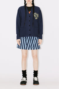 Sweatshirt cardigan "Kenzo Heart" - Midnight Blue