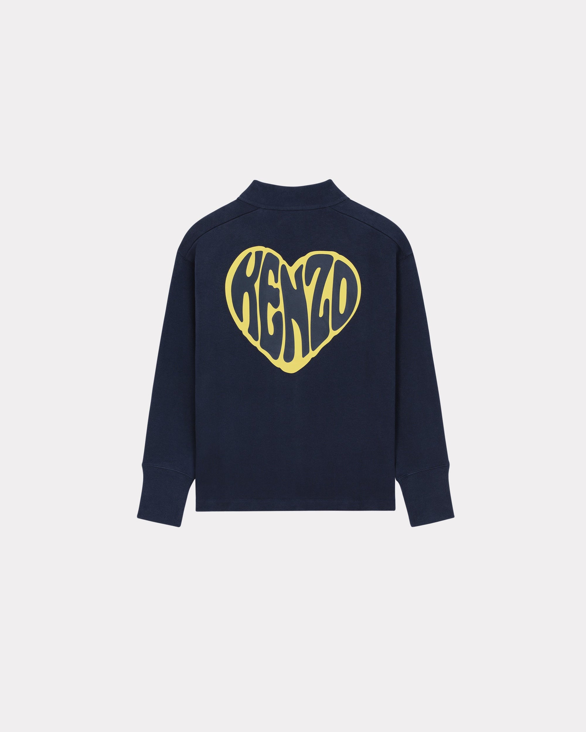 Sweatshirt cardigan "Kenzo Heart" - Midnight Blue