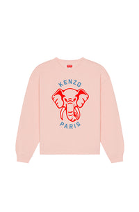Sweatshirt Kenzo Éléphant "Varsity Jungle" - Faded Pink