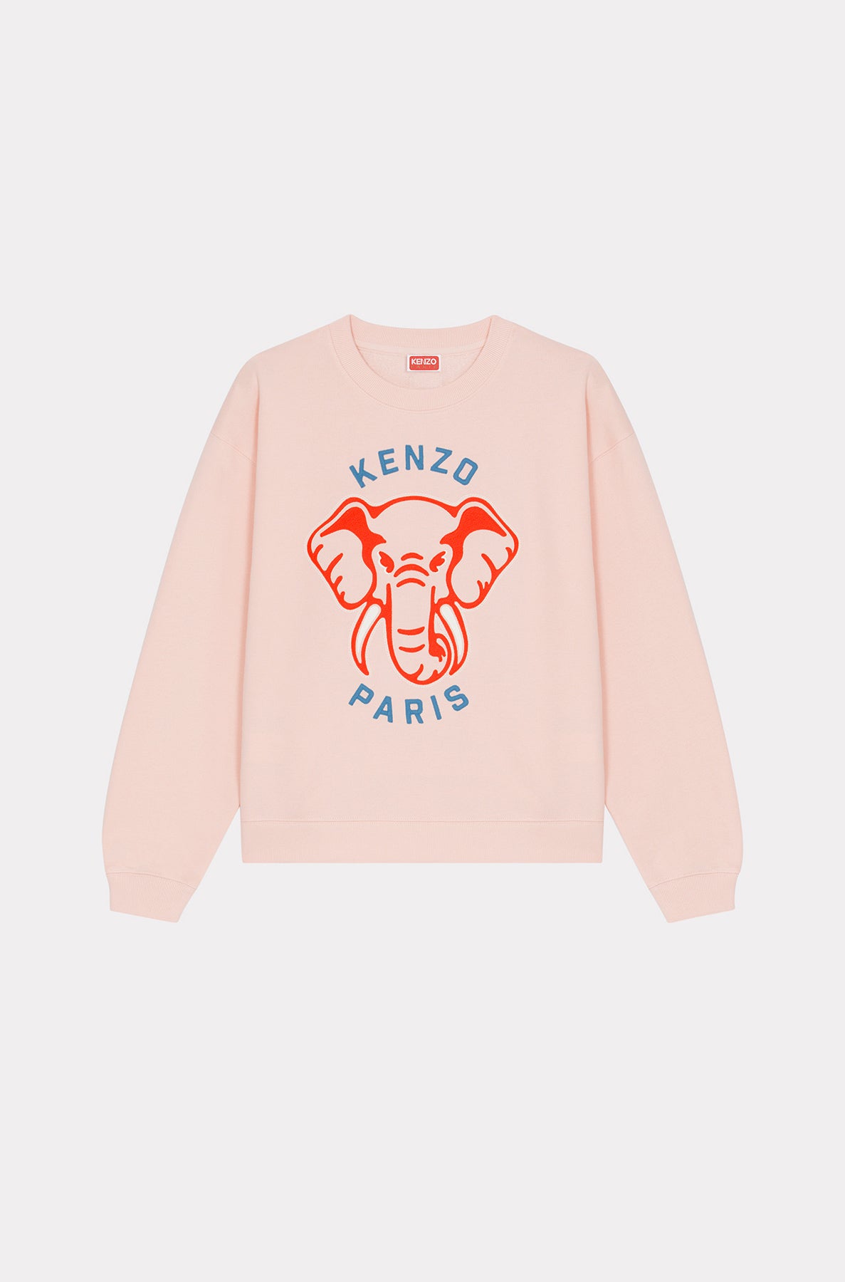 Sweatshirt Kenzo Éléphant "Varsity Jungle" - Faded Pink