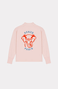 Cardigan Kenzo Éléphant "Varsity Jungle" - Faded Pink