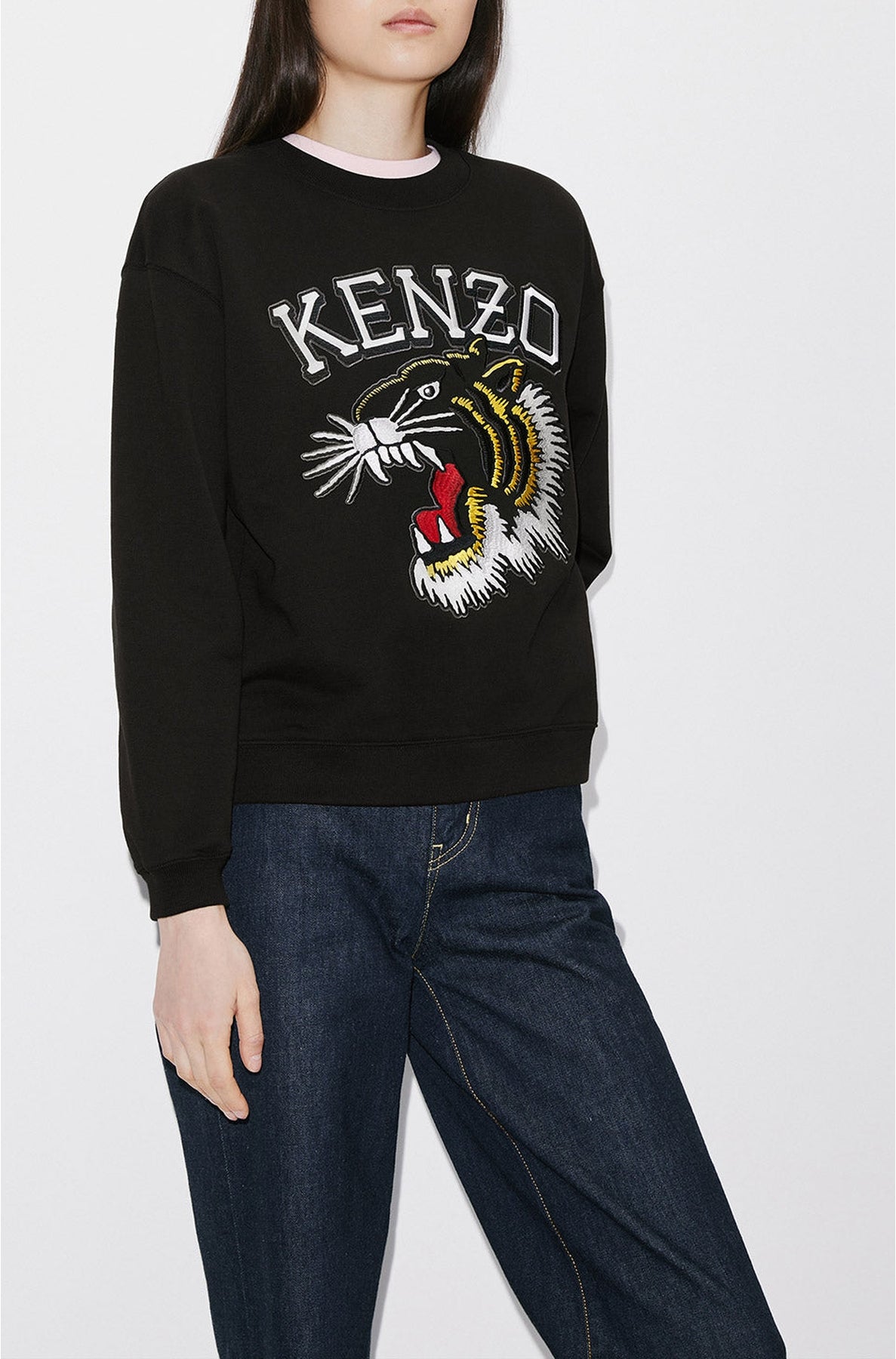 Sweatshirt Tiger "Varsity Jungle" - Black