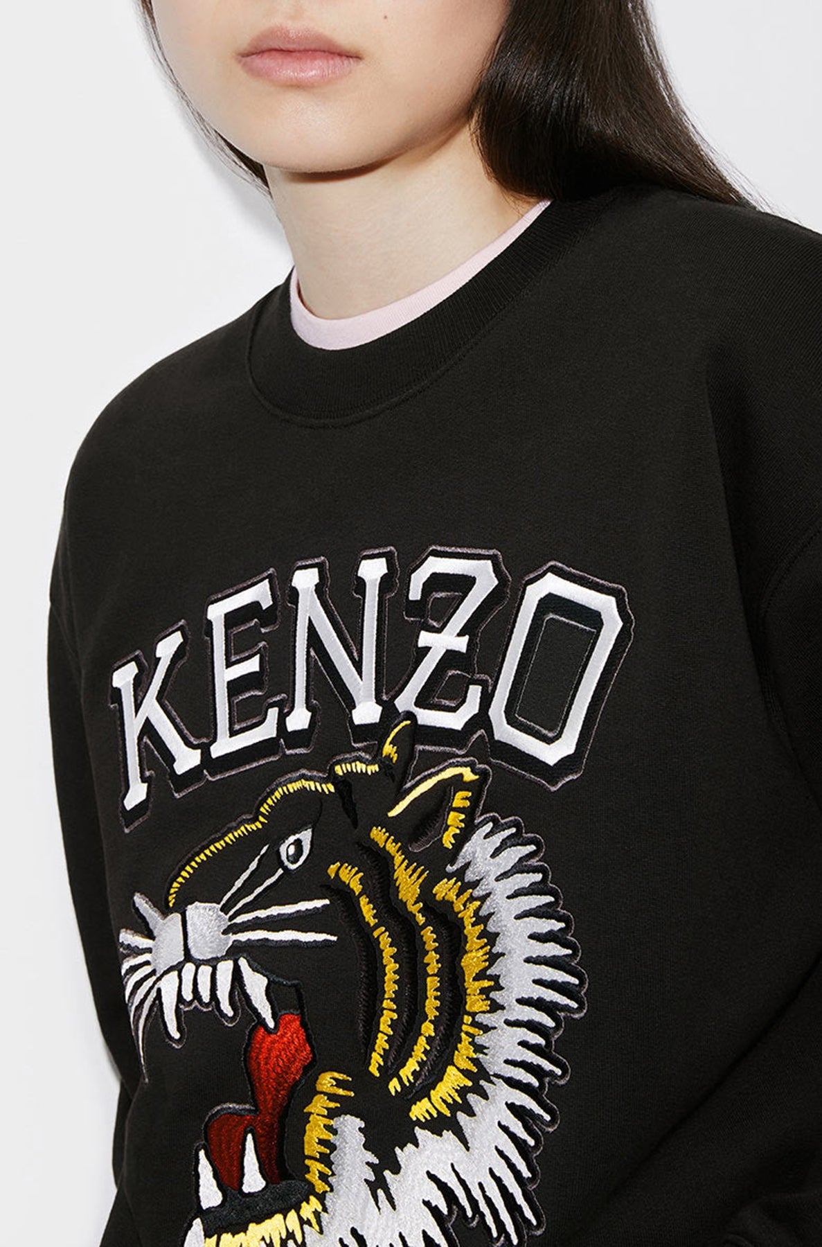 Sweatshirt Tiger "Varsity Jungle" - Black
