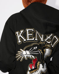 Sweatshirt à capuche brodé "Tiger Varsity" - Black