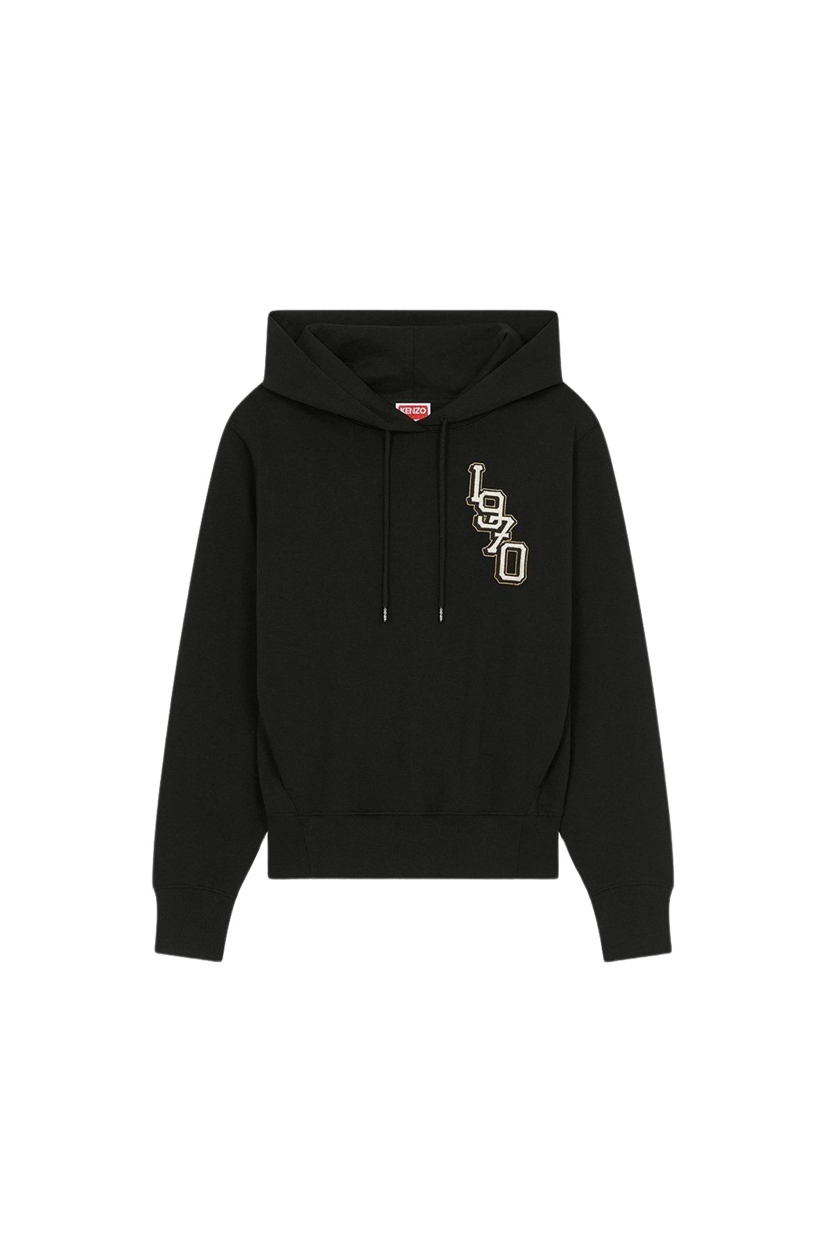 Sweatshirt à capuche brodé "Tiger Varsity" - Black