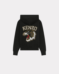 Sweatshirt à capuche brodé "Tiger Varsity" - Black
