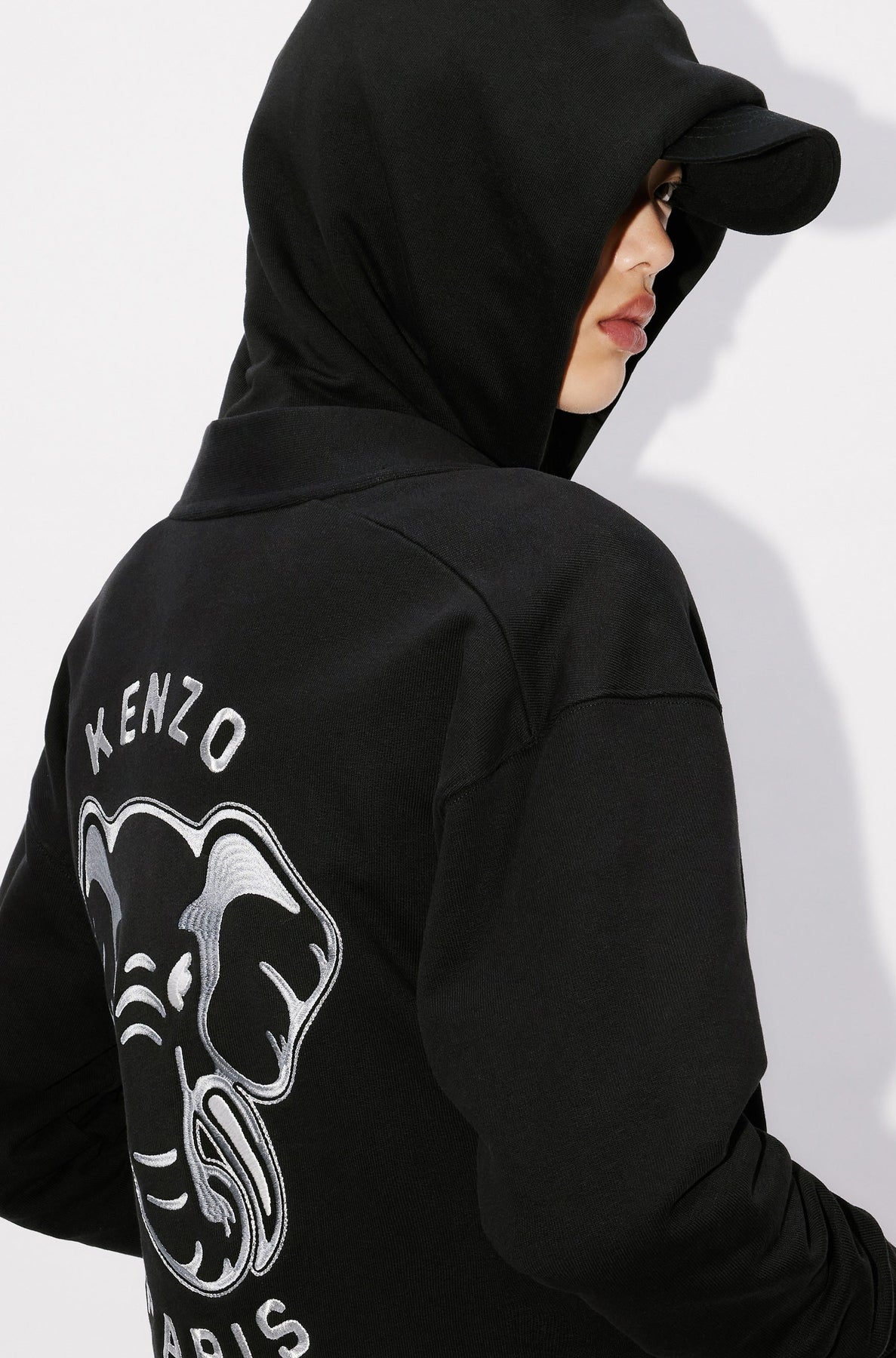 Kenzo Embroidered Cardigan - Black