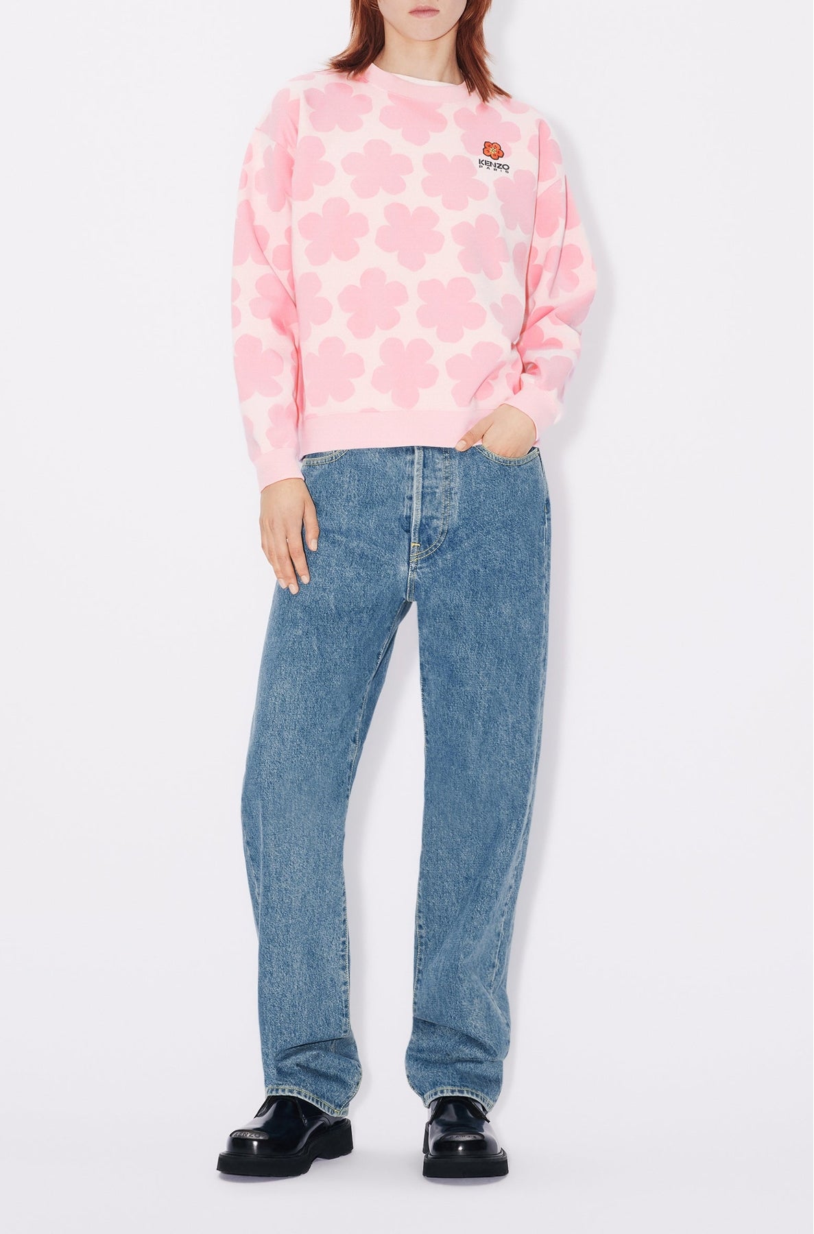 Sweatshirt "Hana Dots" - Faded Pink