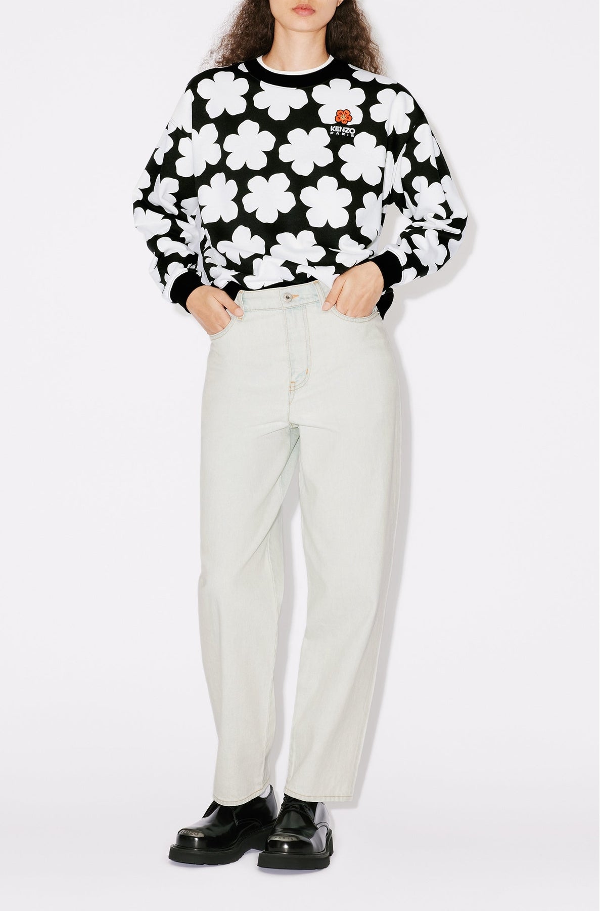 Sweatshirt "Hana Dots" - Black
