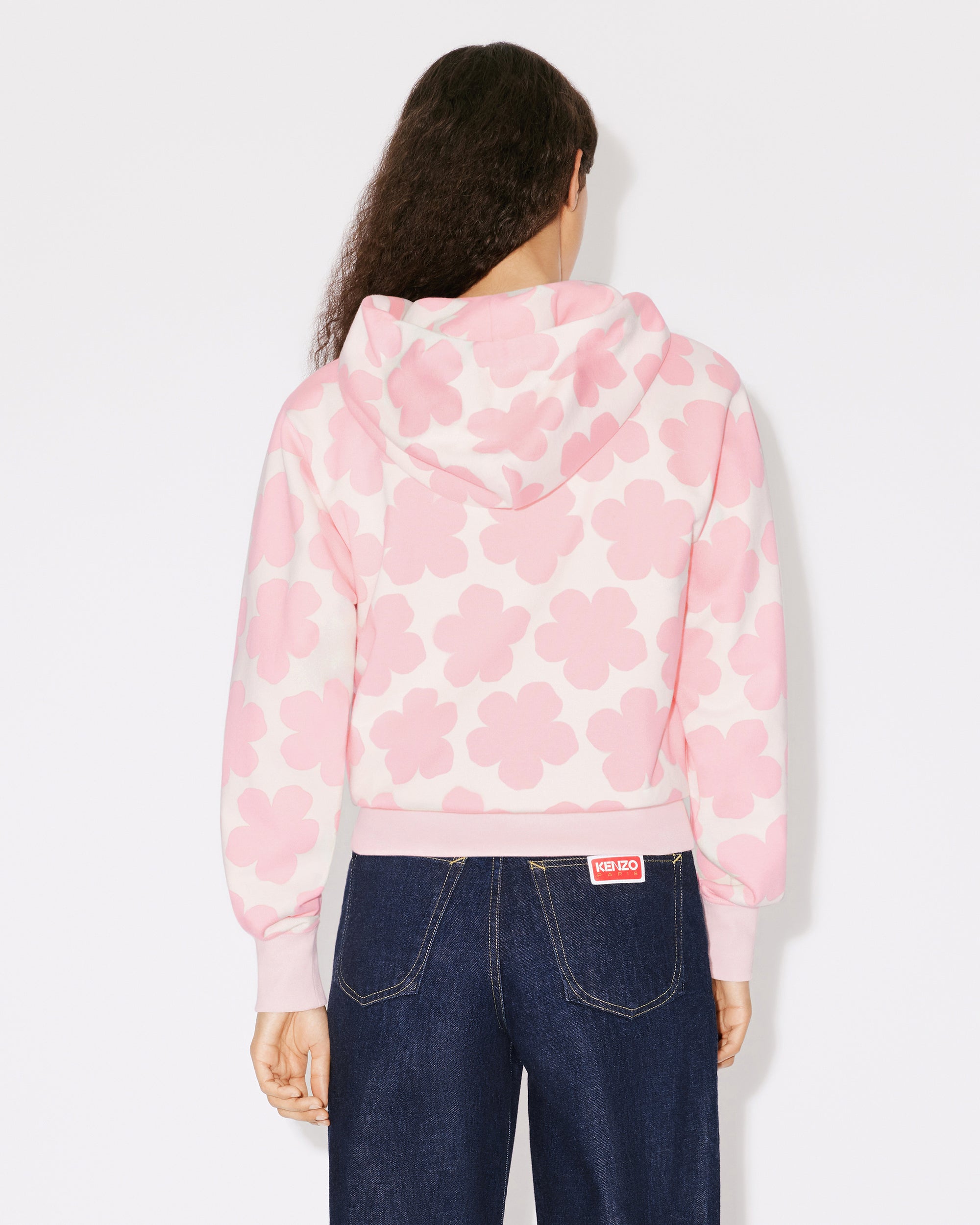 Sweatshirt à capuche "Hana Dots" - Faded Pink